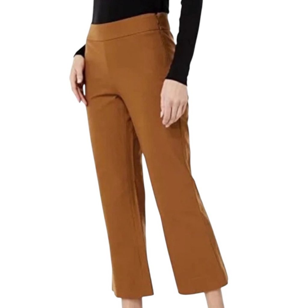 Vince. Women's Euc Kick Flare Crop Pant In Toffee #V832222056 | Size 10